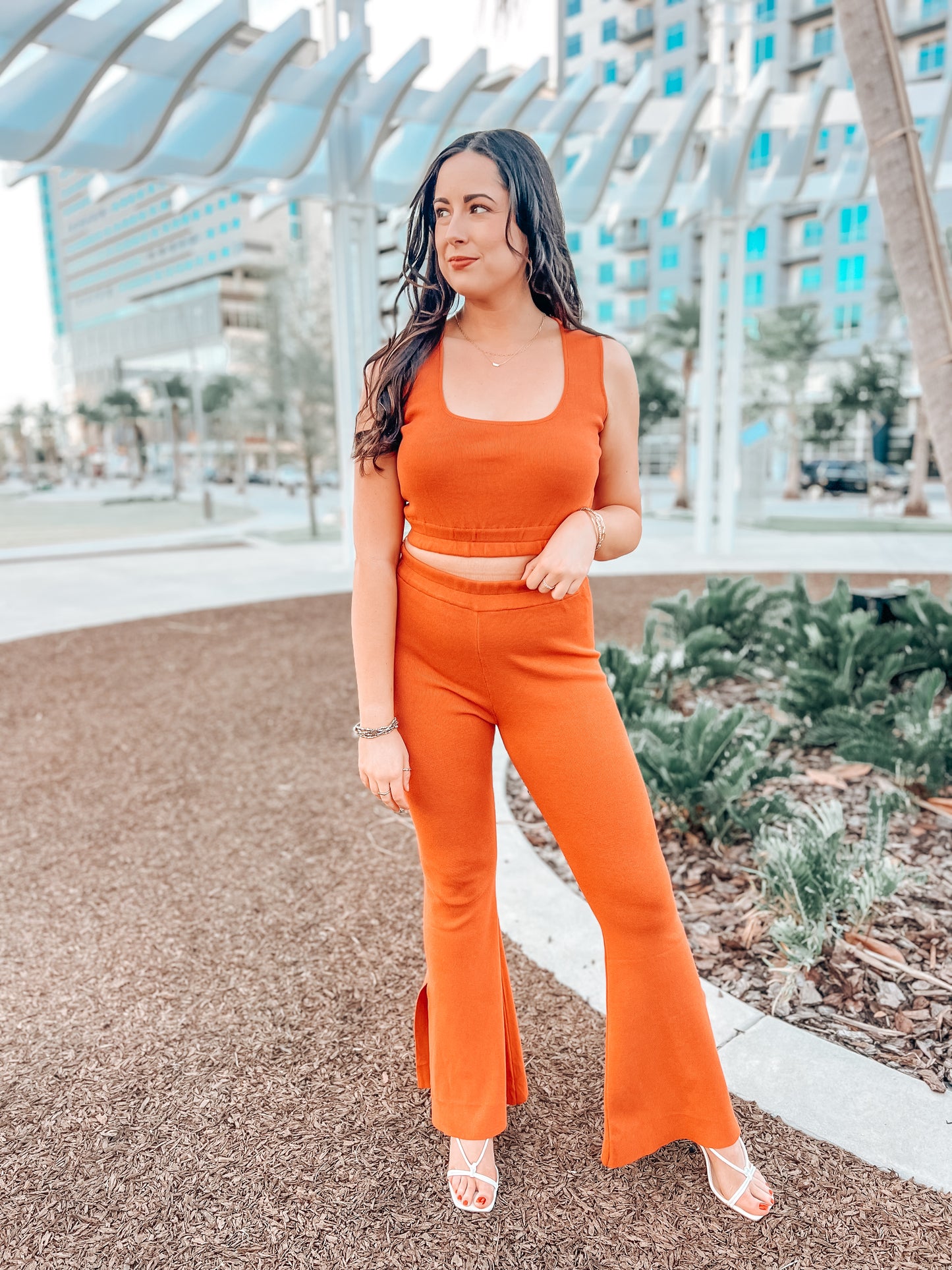 Orange Crush Flare Set