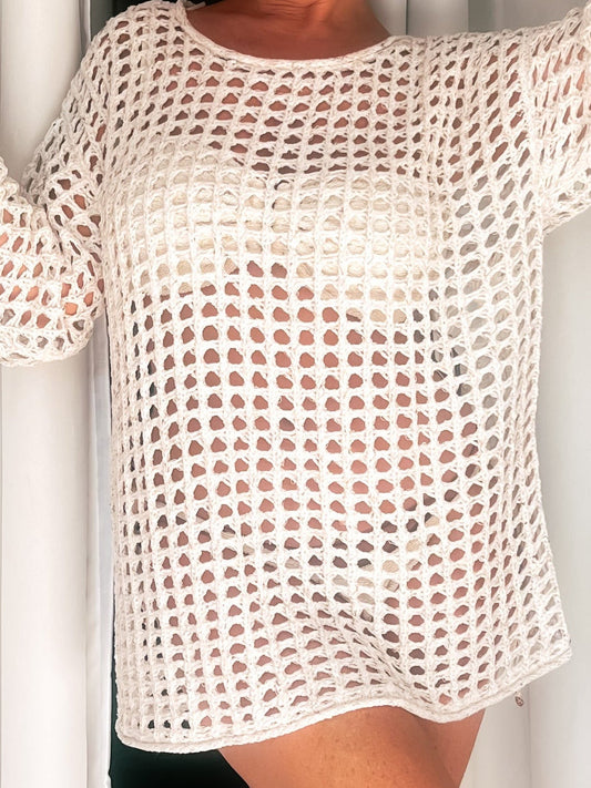 Open Weave Sweater