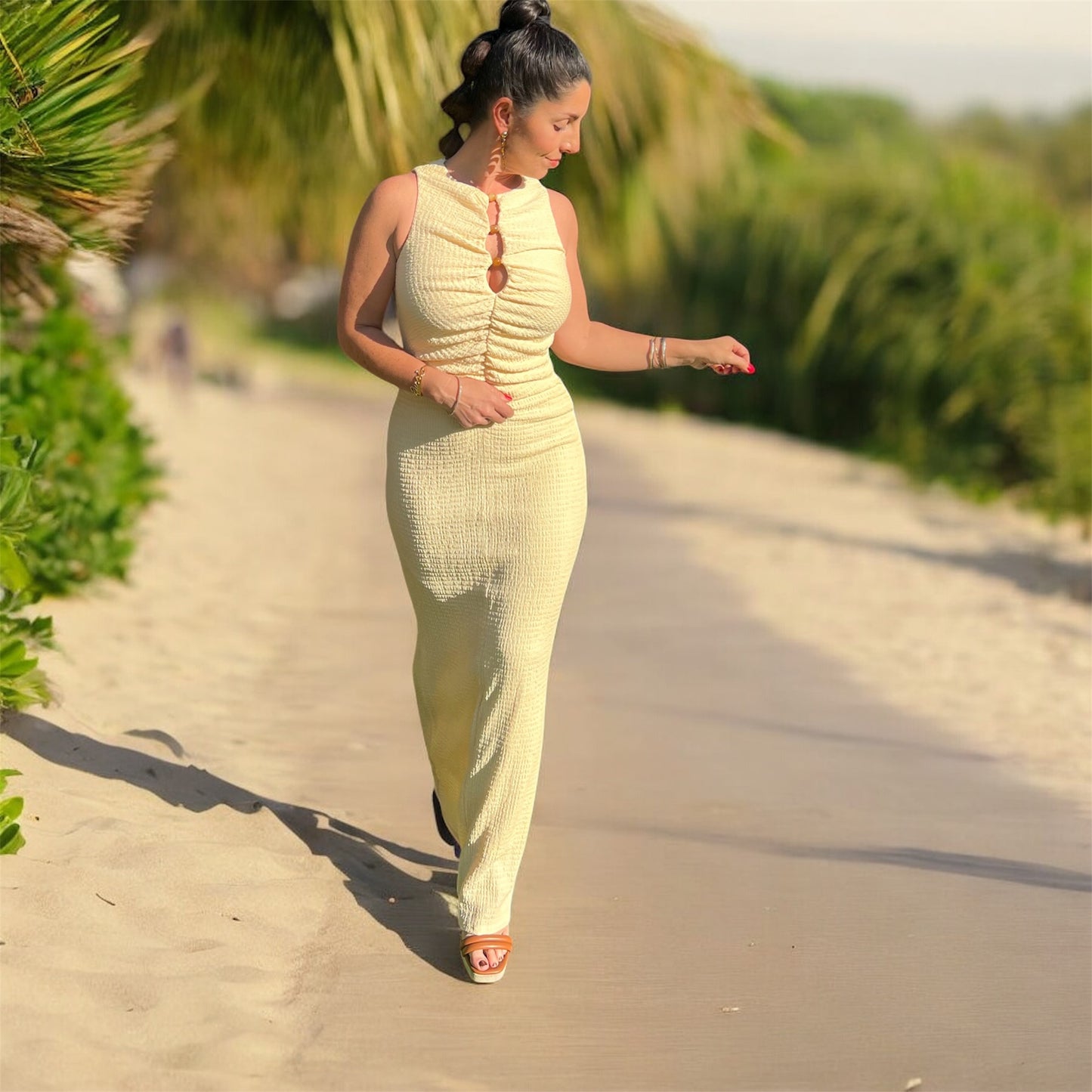 Butter Yellow Maxi Dress