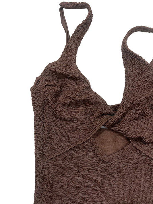 Krinkle Brown One-Piece