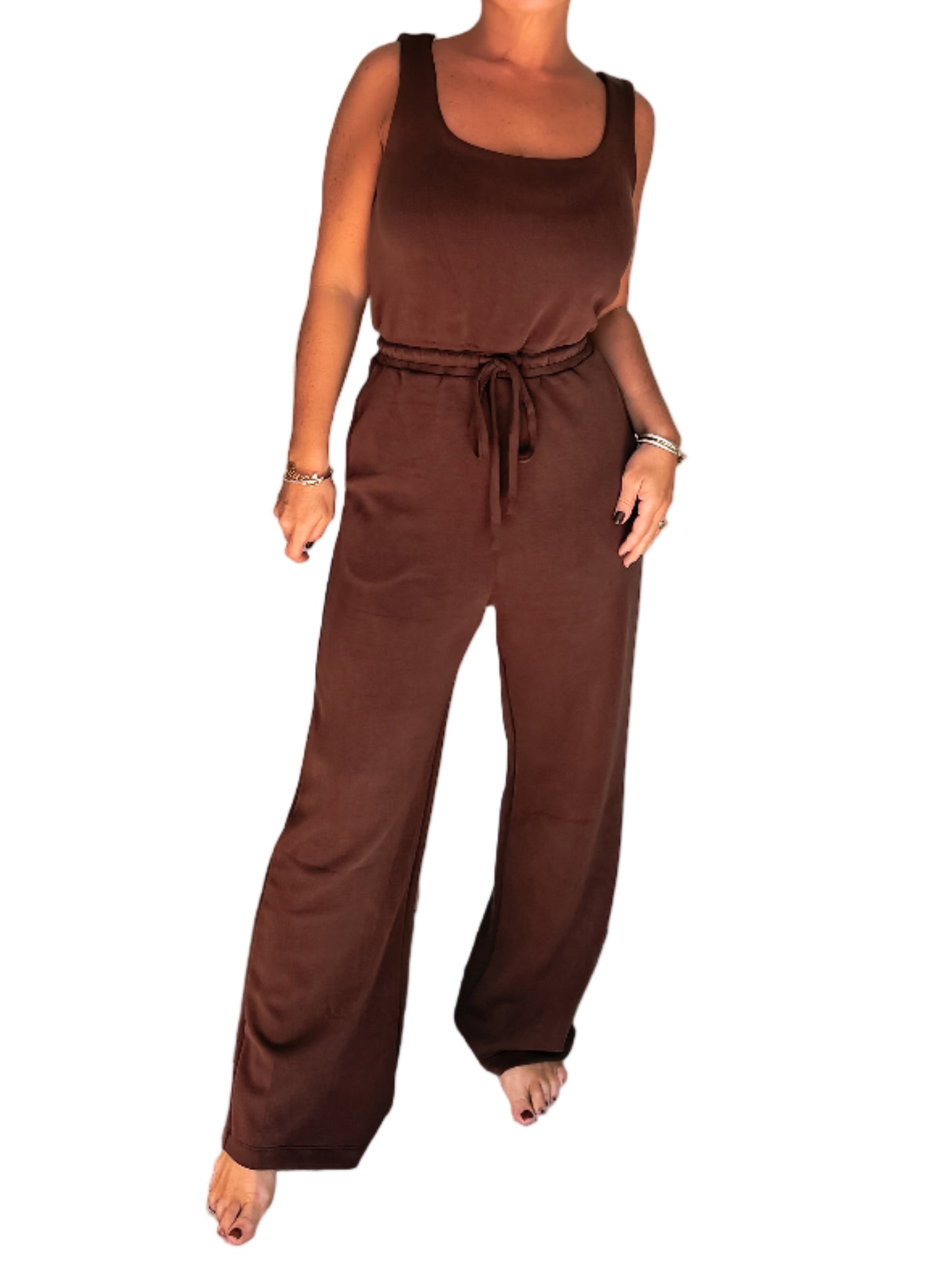 Comfy Chocolate Jumpsuit