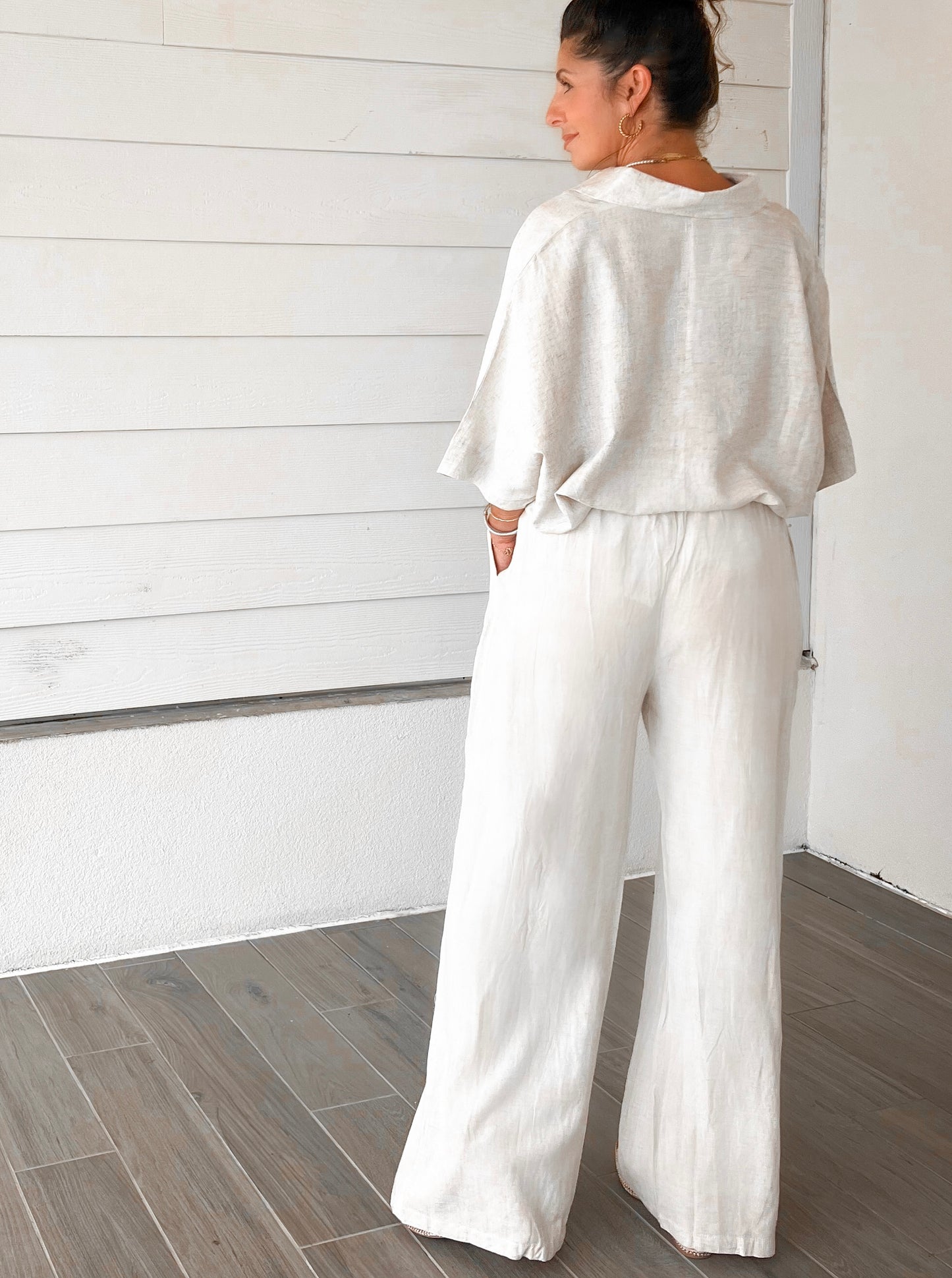 Linen Woven Top