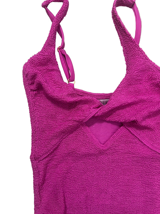 Krinkle Fuschia One-Piece