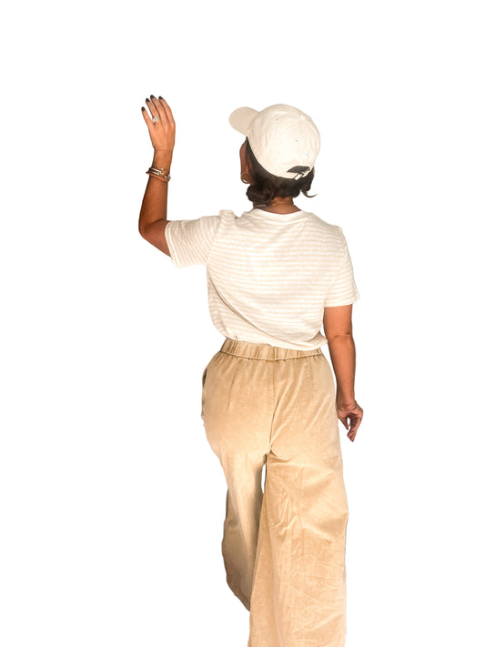 Lightweight Cord Wide Leg