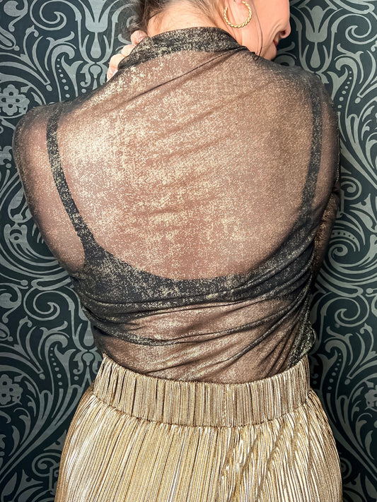 Late Night Sheer Top