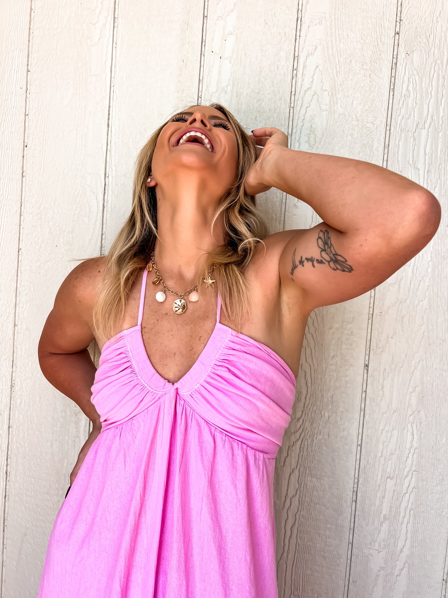 Bubblegum Cotton Dress