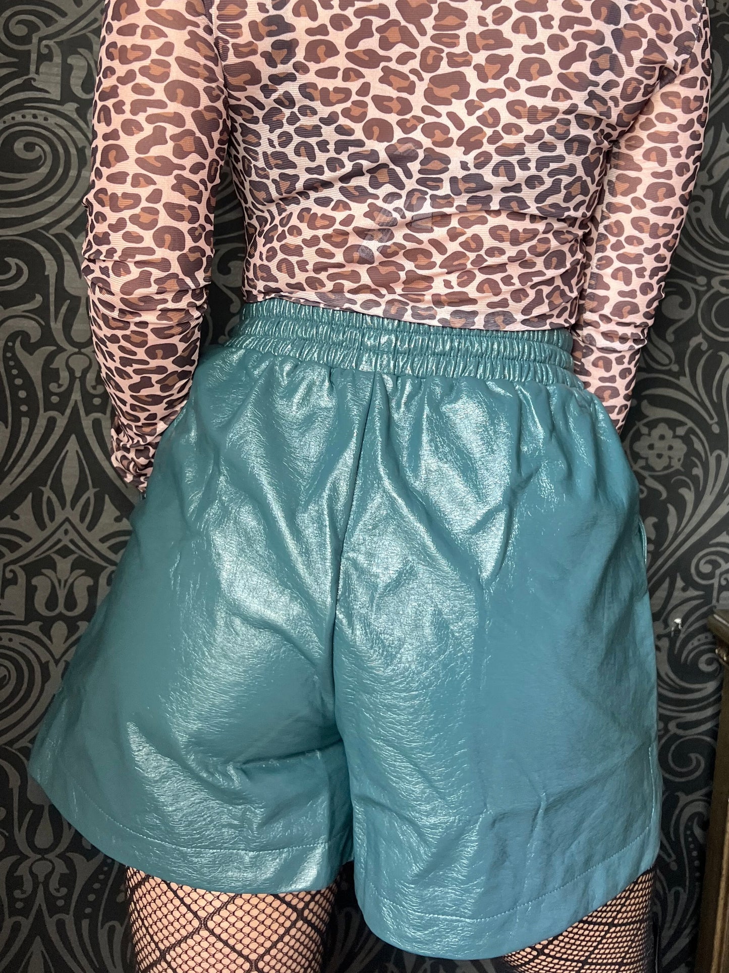 Pleather Hunter Shorts