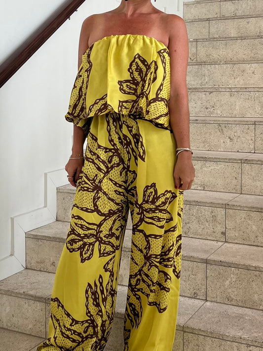 Toasted Lime Jumpsuit
