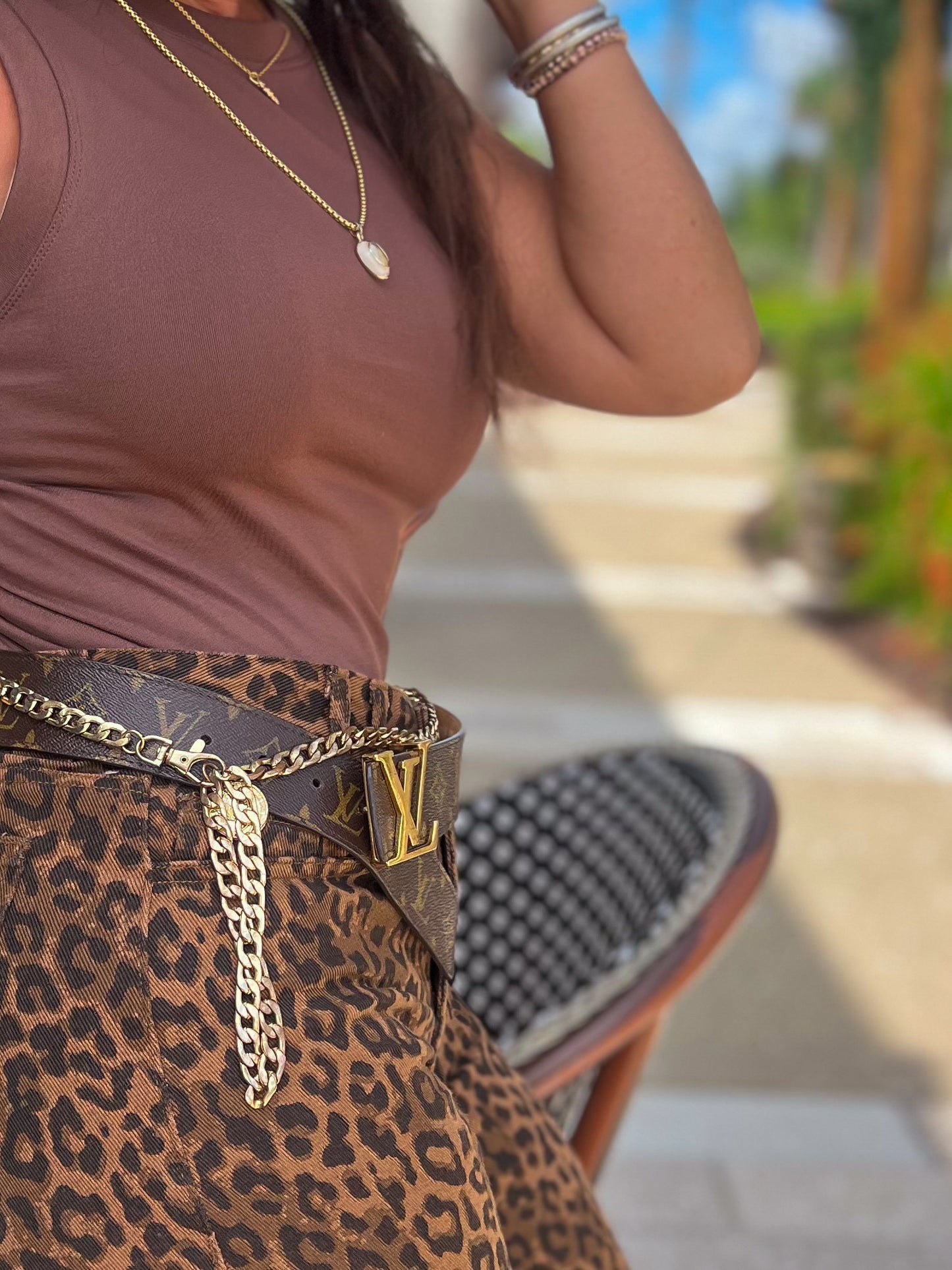 Cheetah Bermuda Shorts