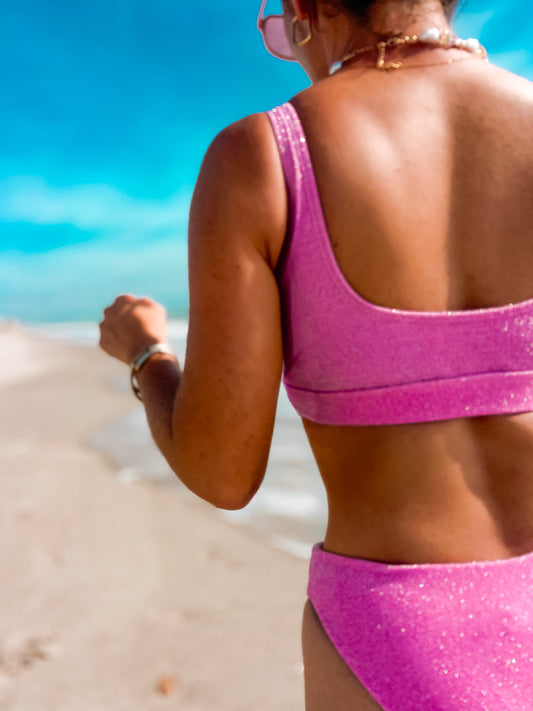 Pink Shimmer Bralette