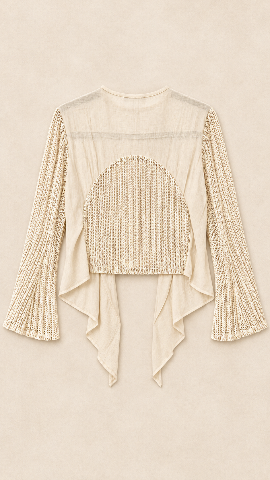 Ivory Wrap Top