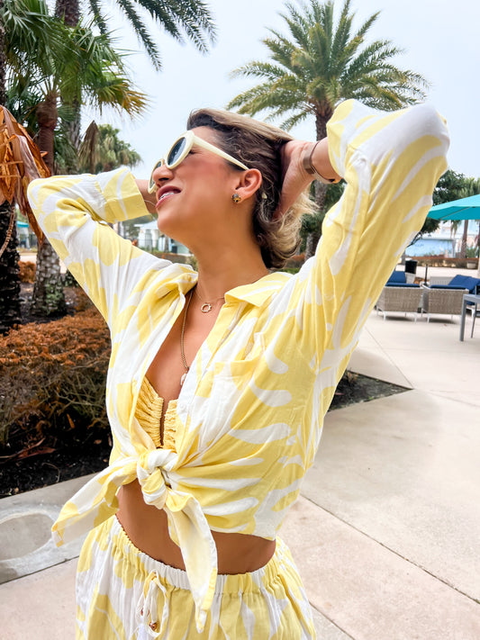 Sunshine Gauze Beach Shirt