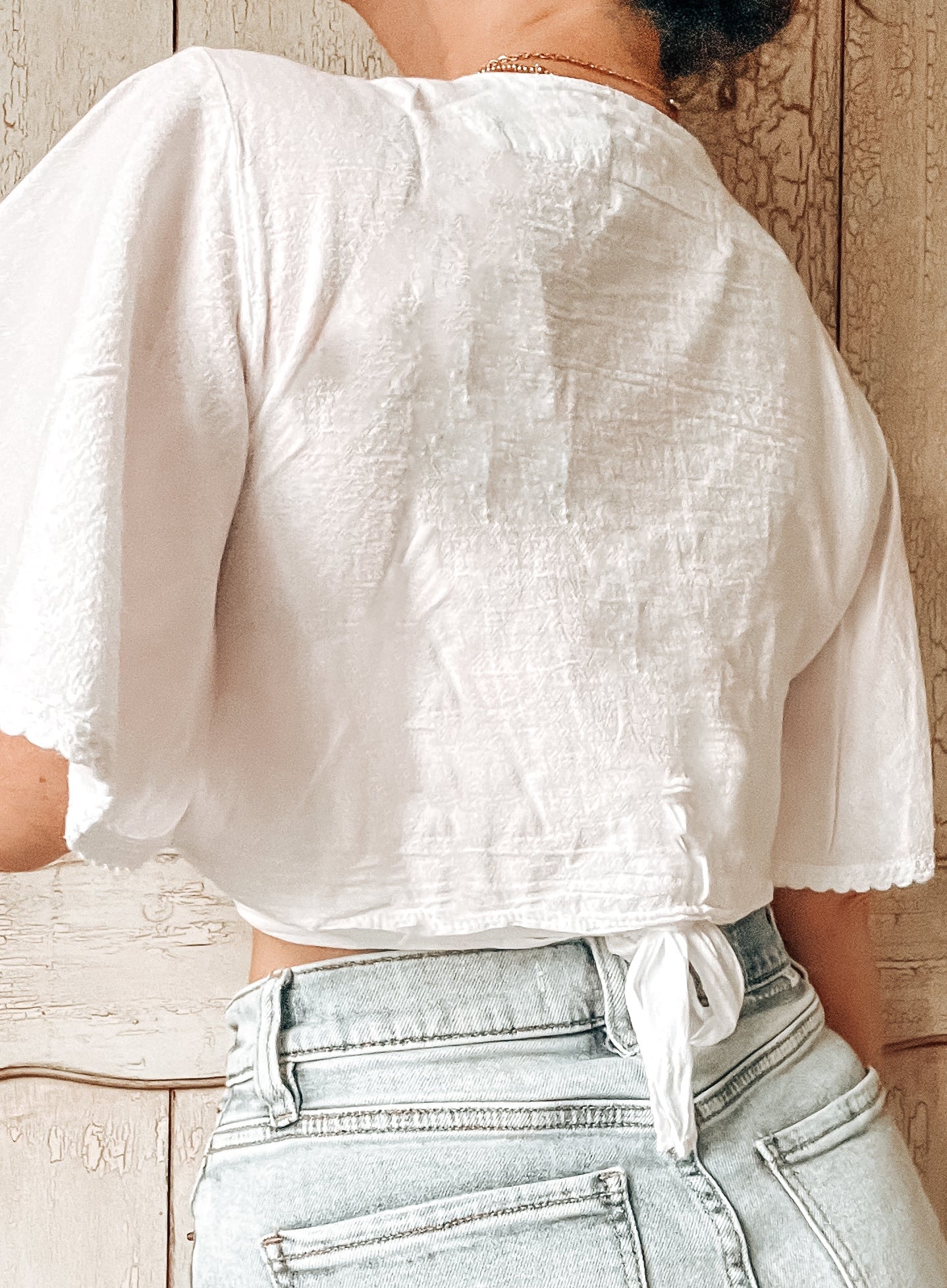 Peruvian Cotton Wrap Top
