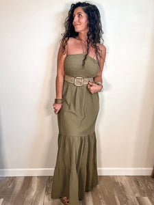 Olive Maxi Dress