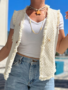 Netted Seashell Vest