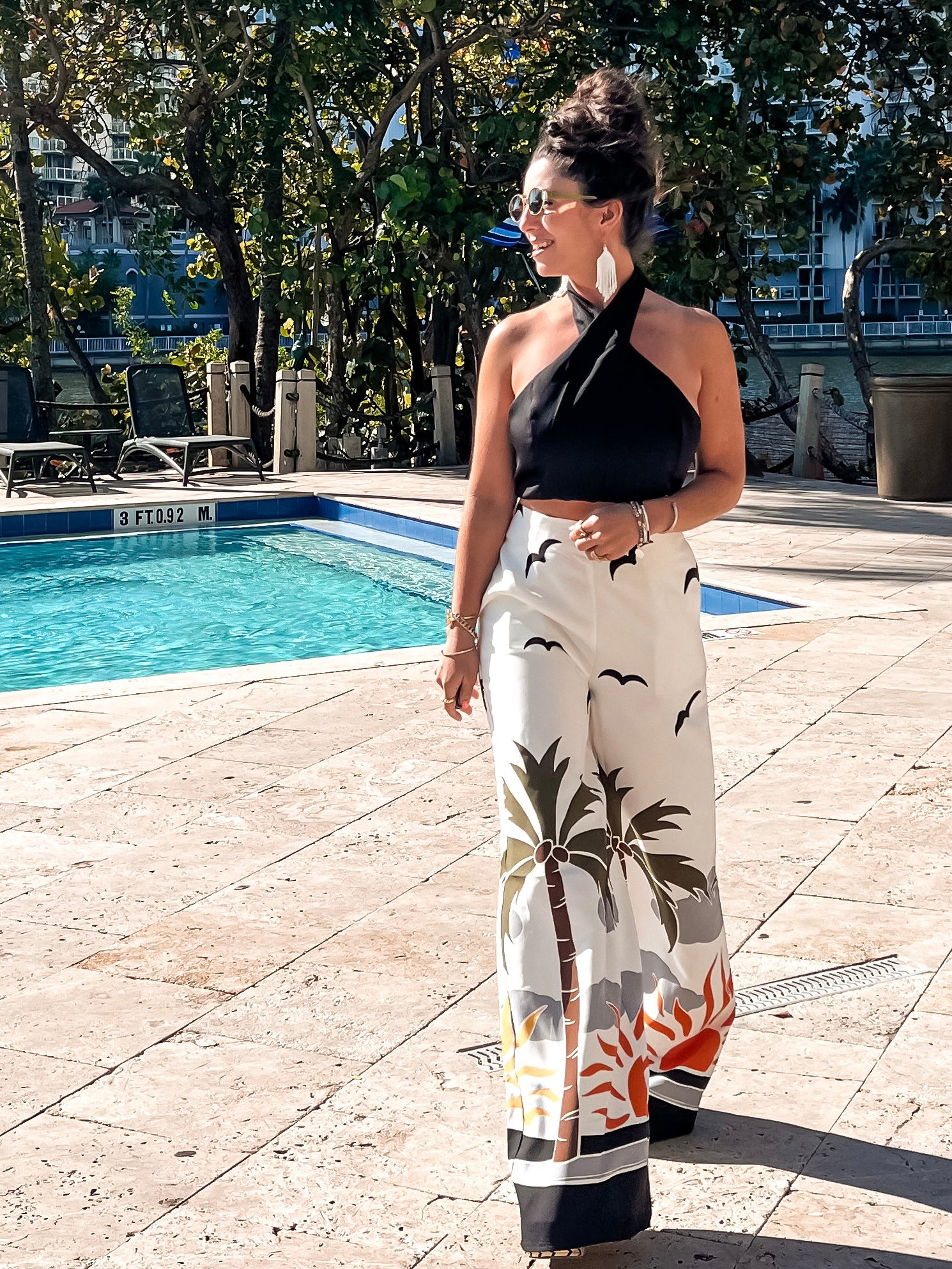 Palm Pant Set