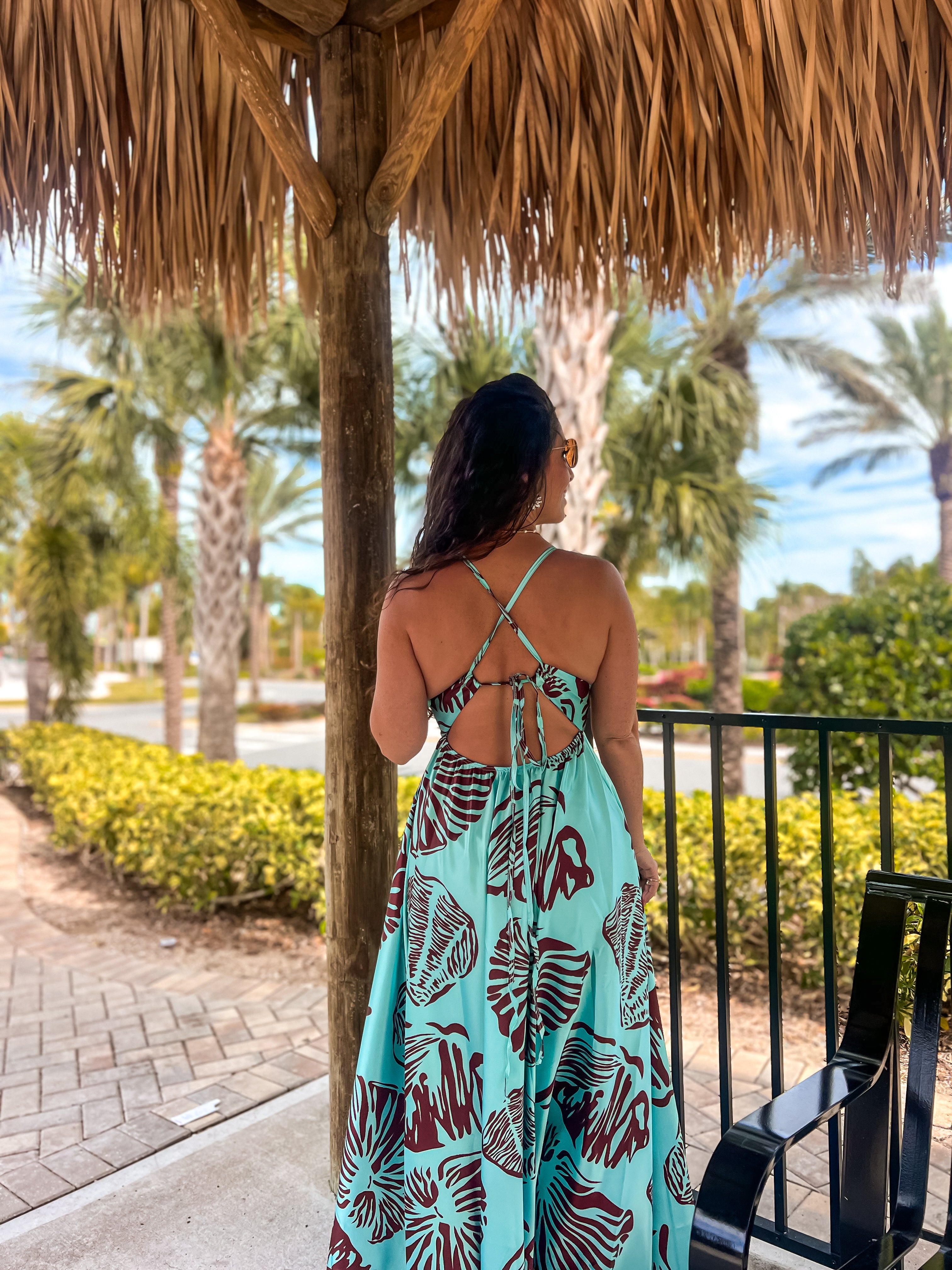 Teal Maxi Dress