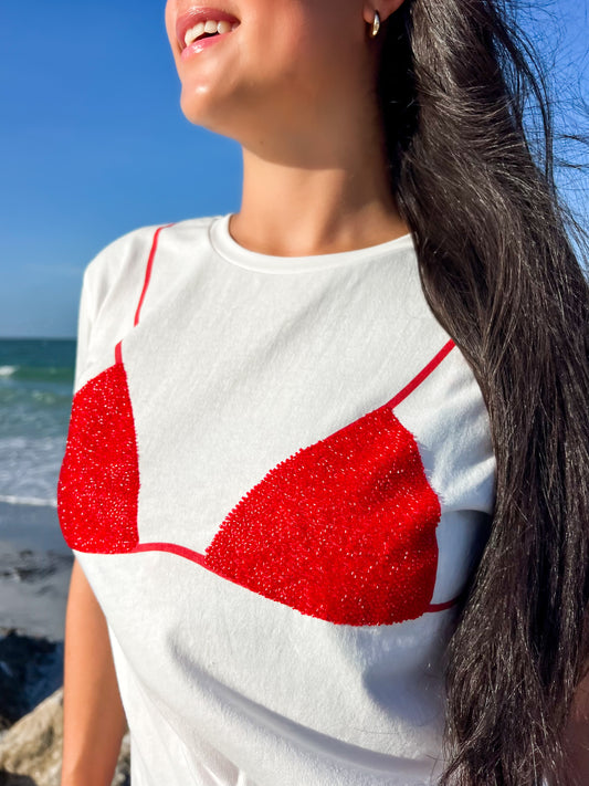 Bikini Tee Red