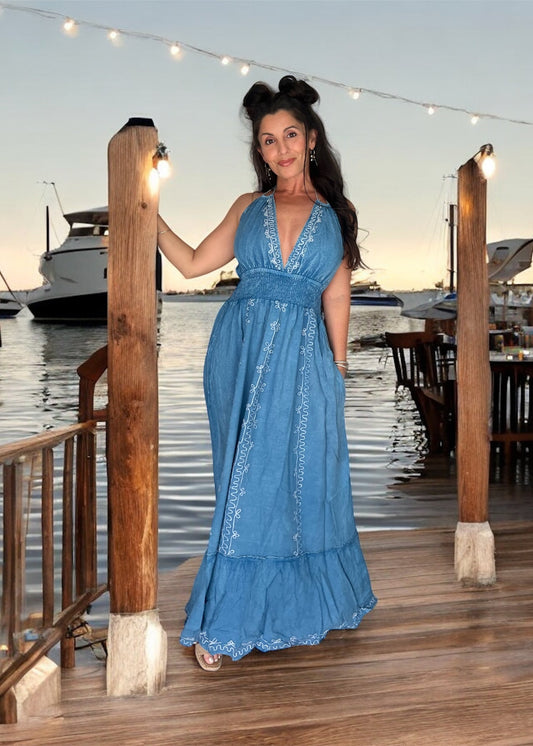 Coastal Maxi Dress