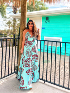 Teal Maxi Dress