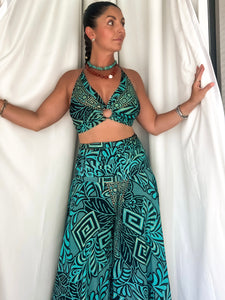 Teal Two Piece Set