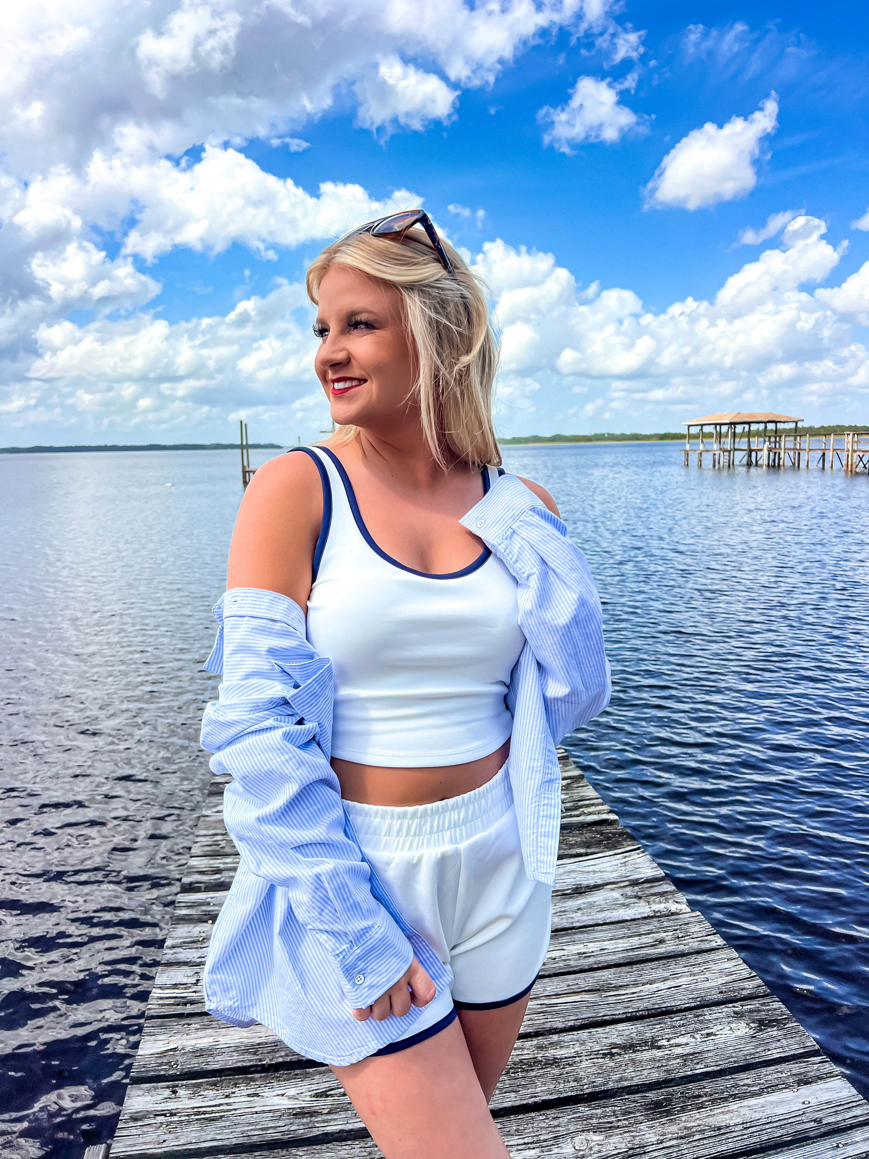 Sun at Sea Striped Shirt