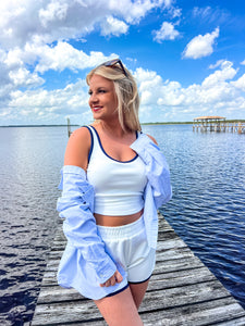 Sun at Sea Striped Shirt