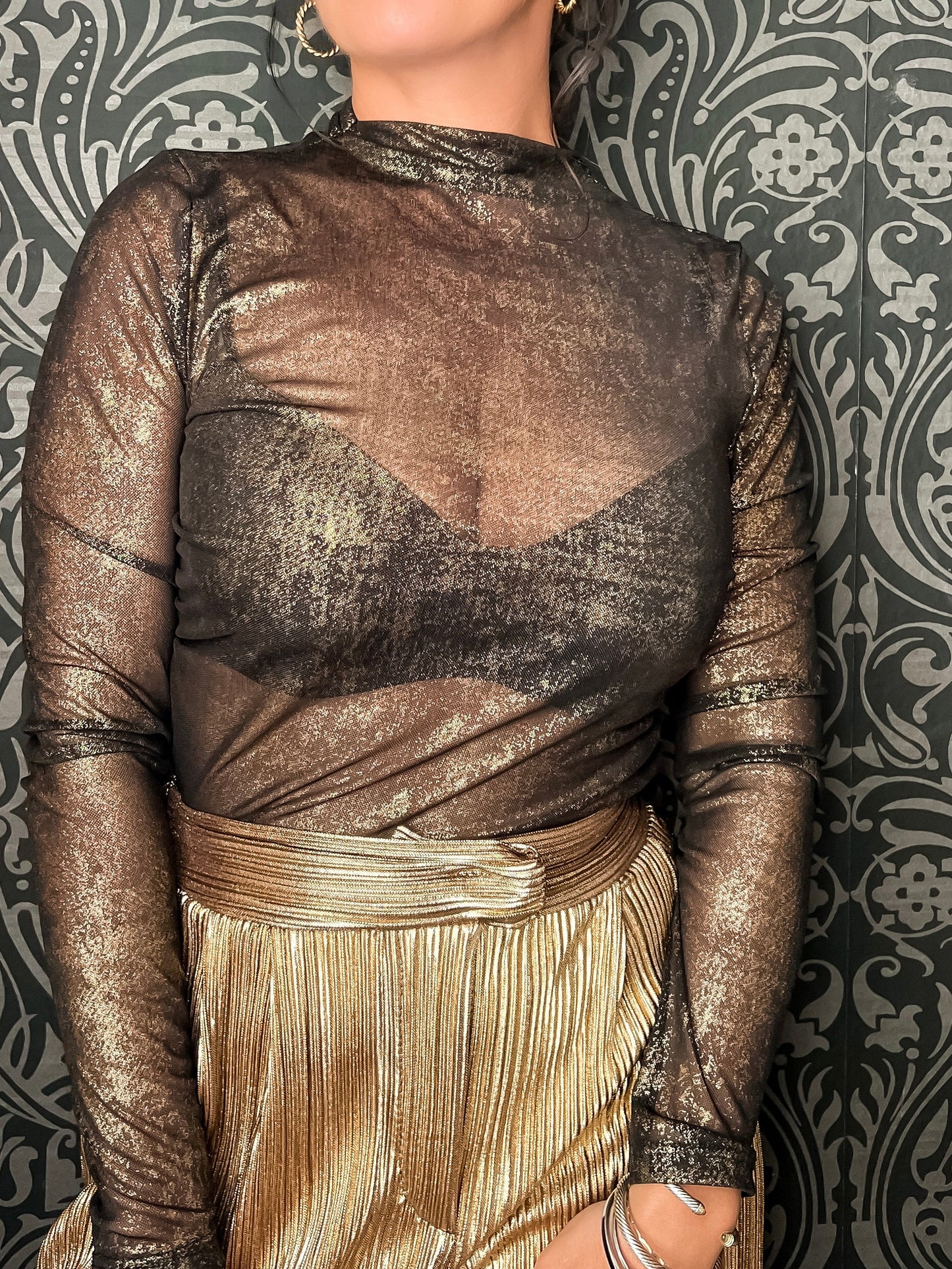 Late Night Sheer Top