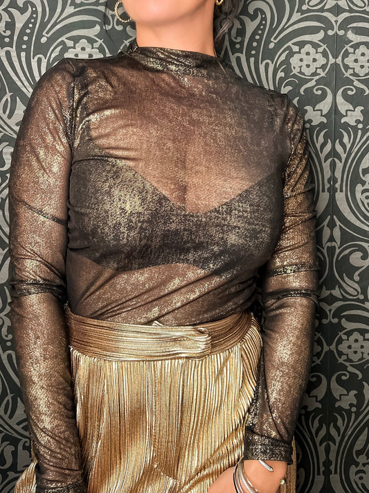 Late Night Sheer Top