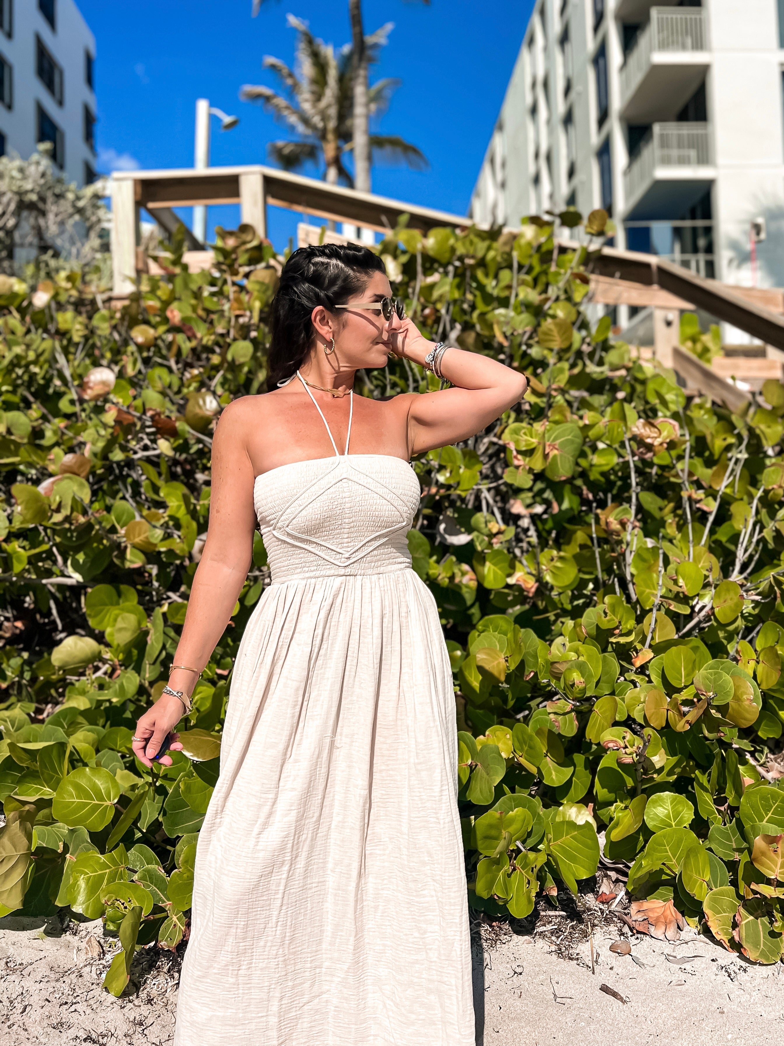 Coastal Gauze Maxi Dress