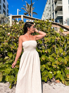 Coastal Gauze Maxi Dress