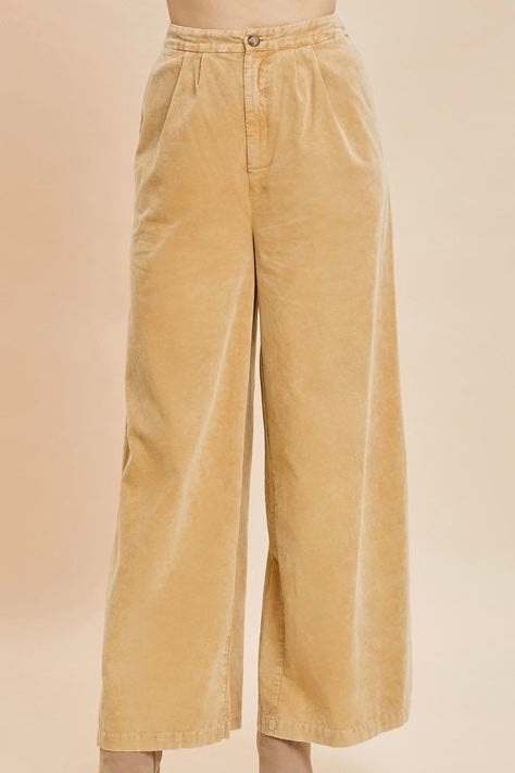 Lightweight Cord Wide Leg