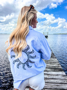 Sun at Sea Striped Shirt