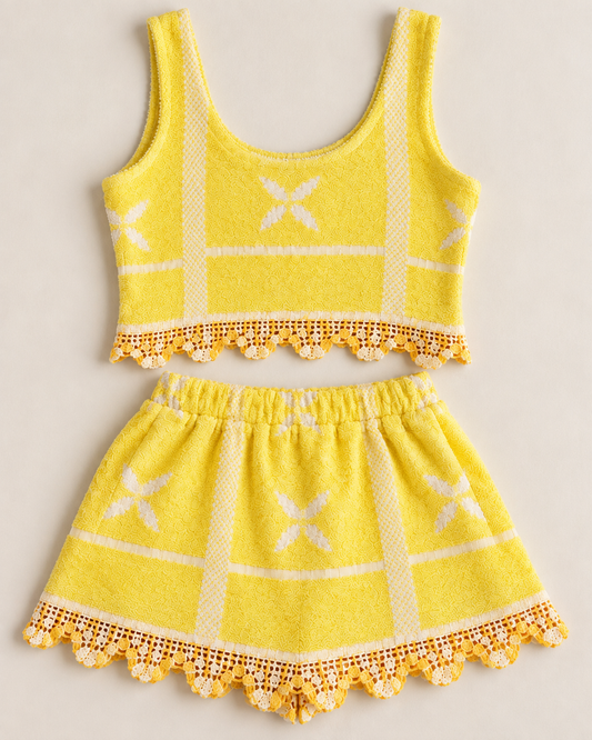 Beach Bum bitty Vintage Lemon Set