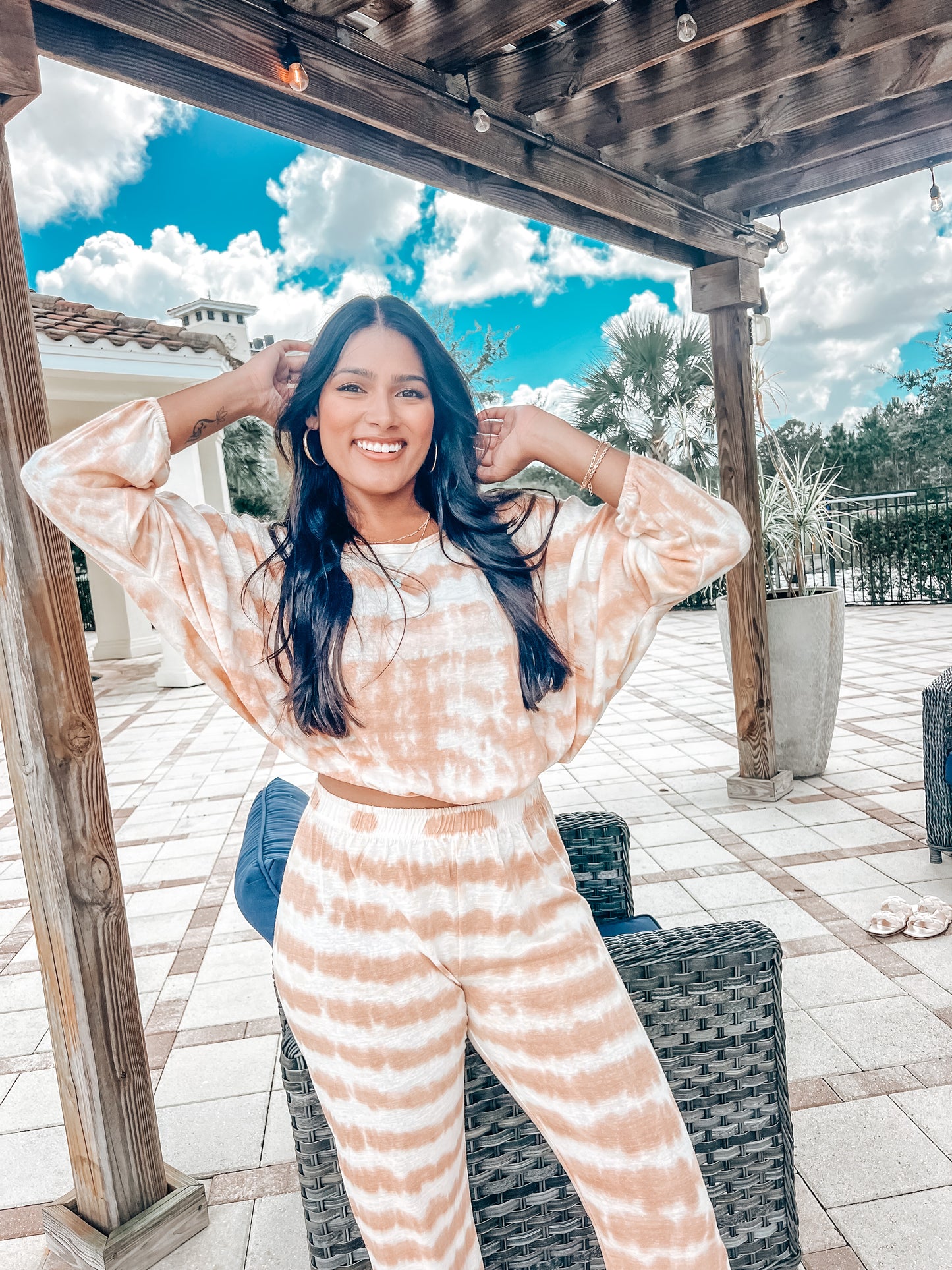 Orange Slice Lounge Set