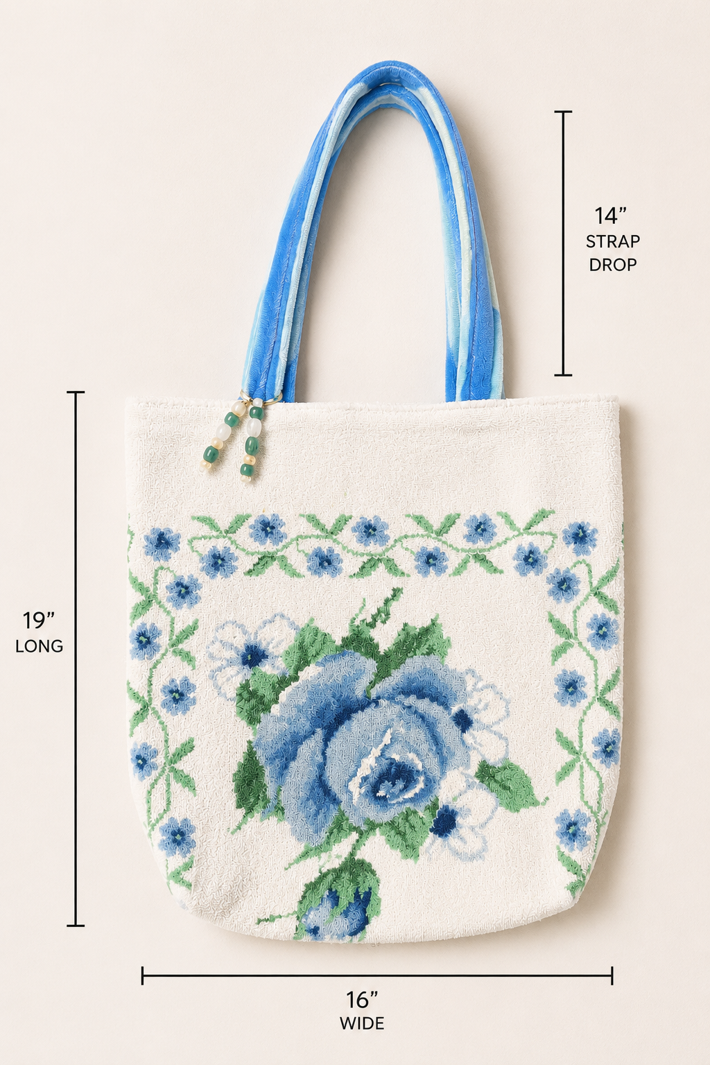 Beach Bum Vintage Oversized Tote