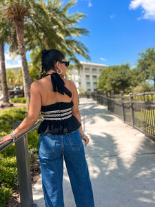 Netted Shell Halter