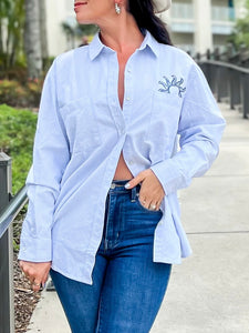 Sun at Sea Striped Shirt