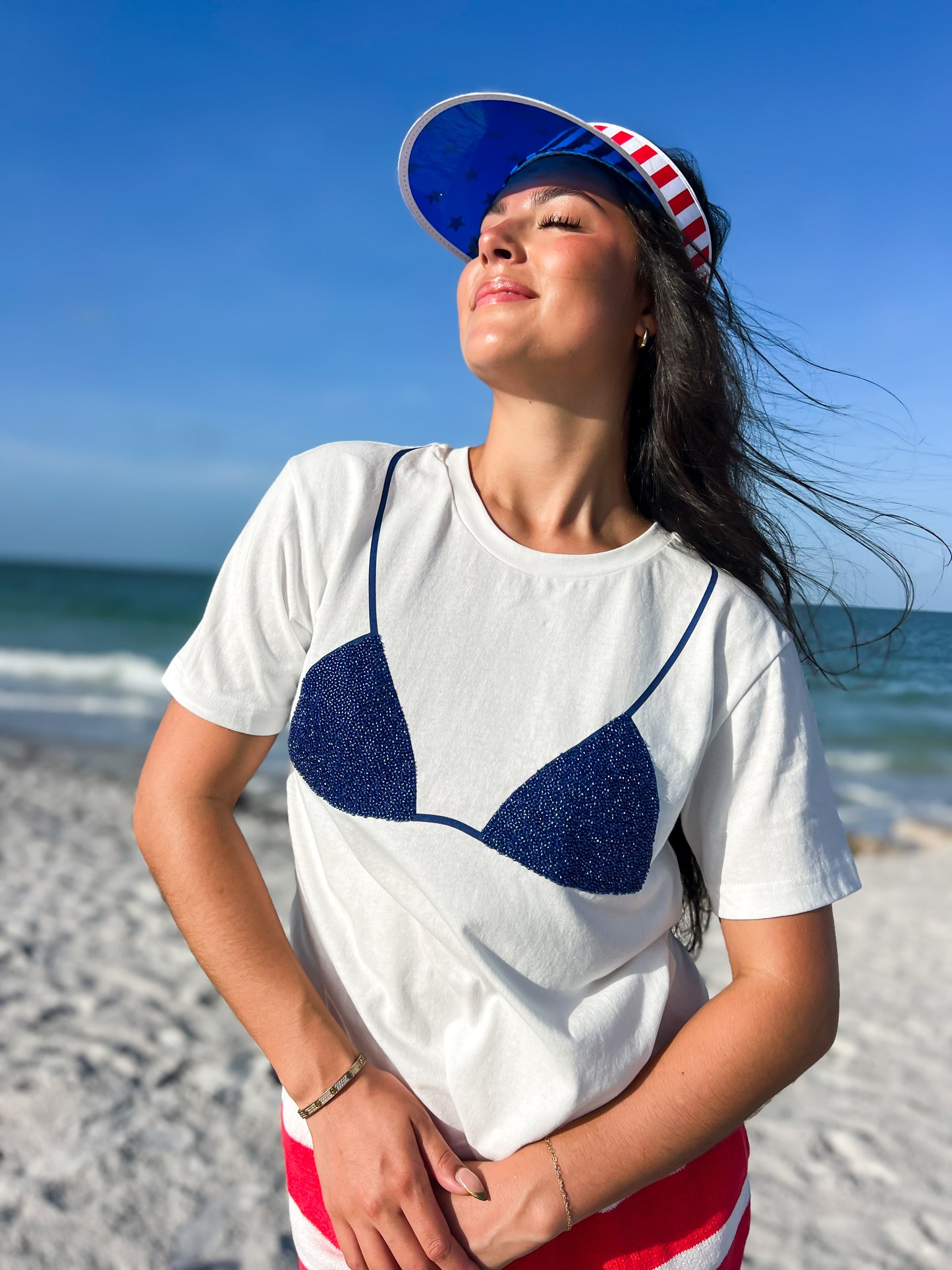 Bikini Tee Navy