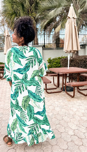 Tropics Kimono Coverup