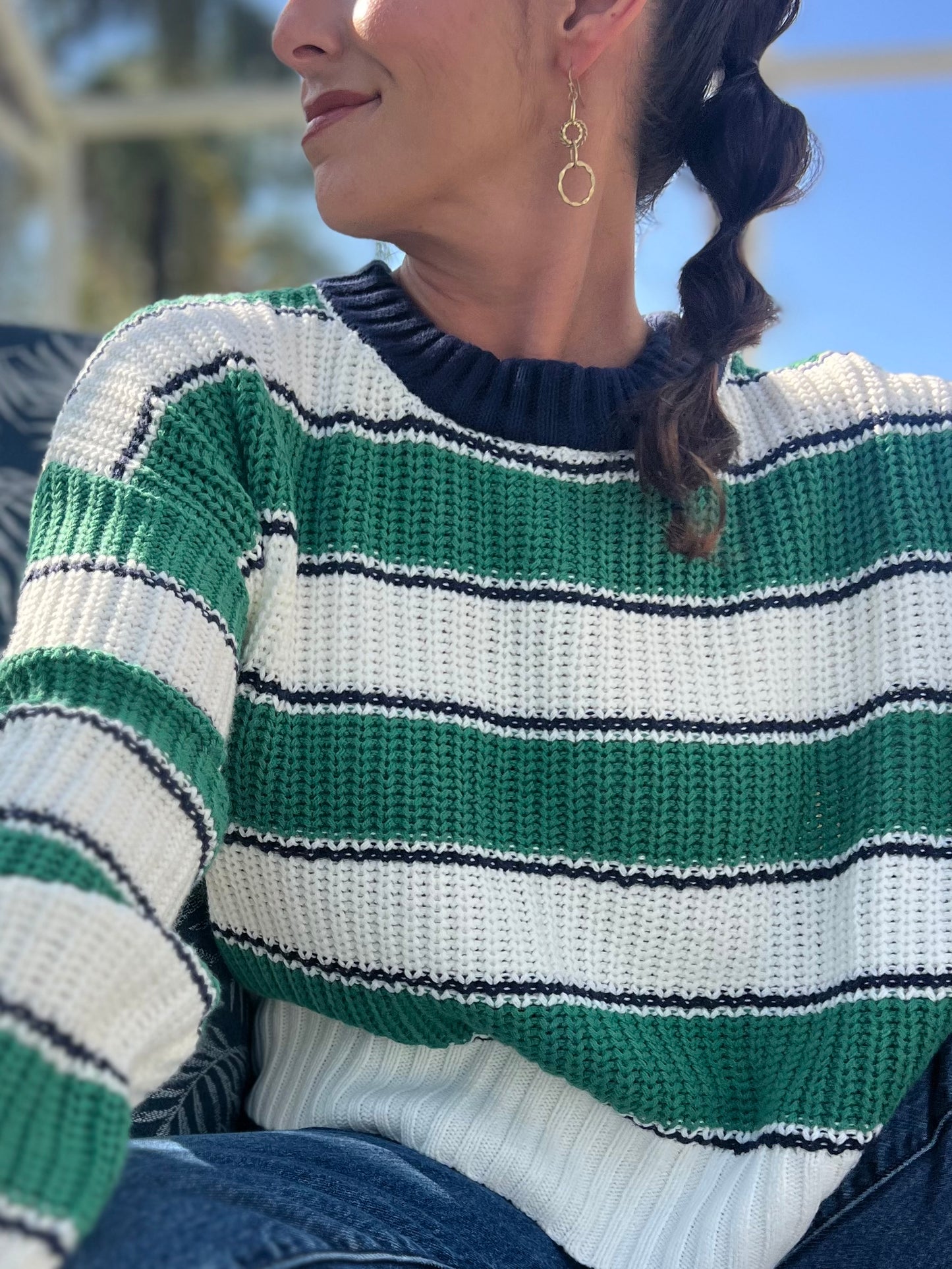 On the Green Sweater