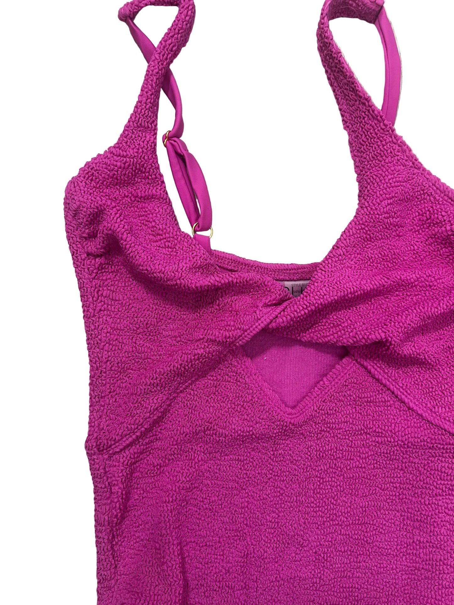 Krinkle Fuschia One-Piece