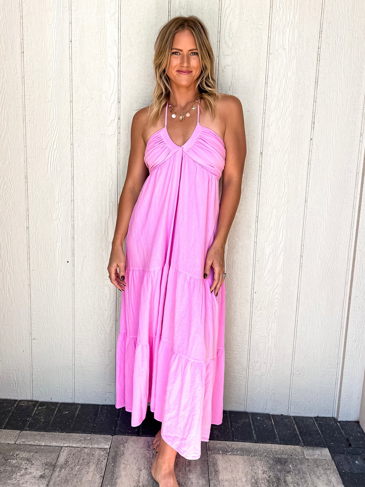 Bubblegum Cotton Dress