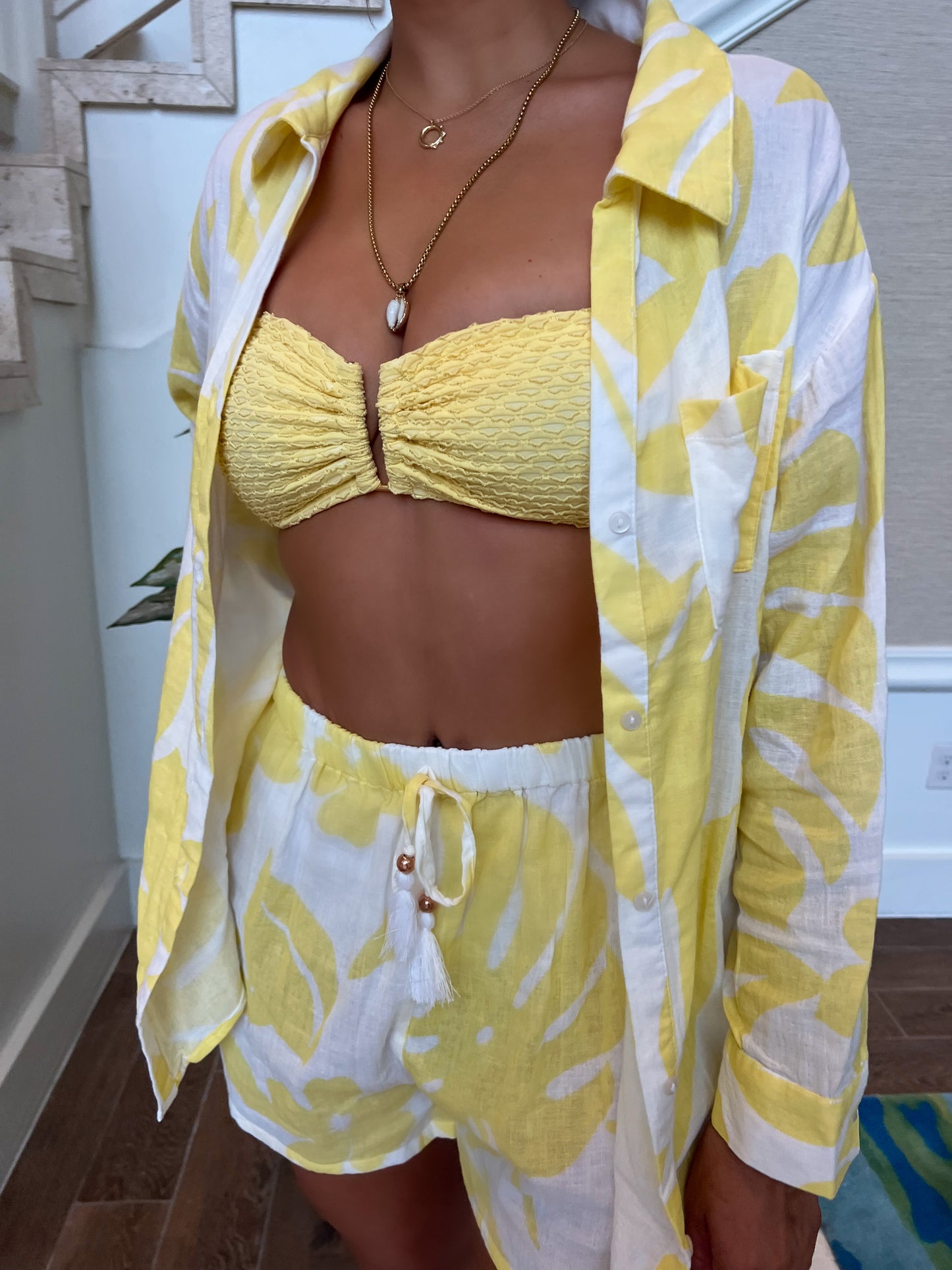 Sunshine Gauze Beach Shirt