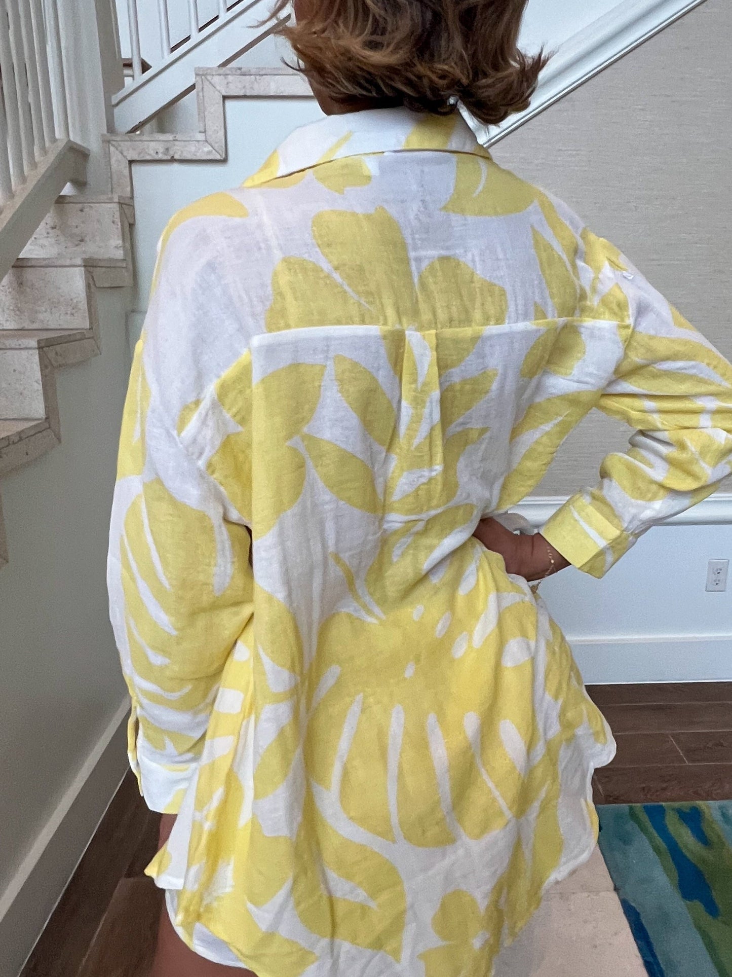 Sunshine Gauze Beach Shirt