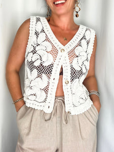 Florence Crochet Vest