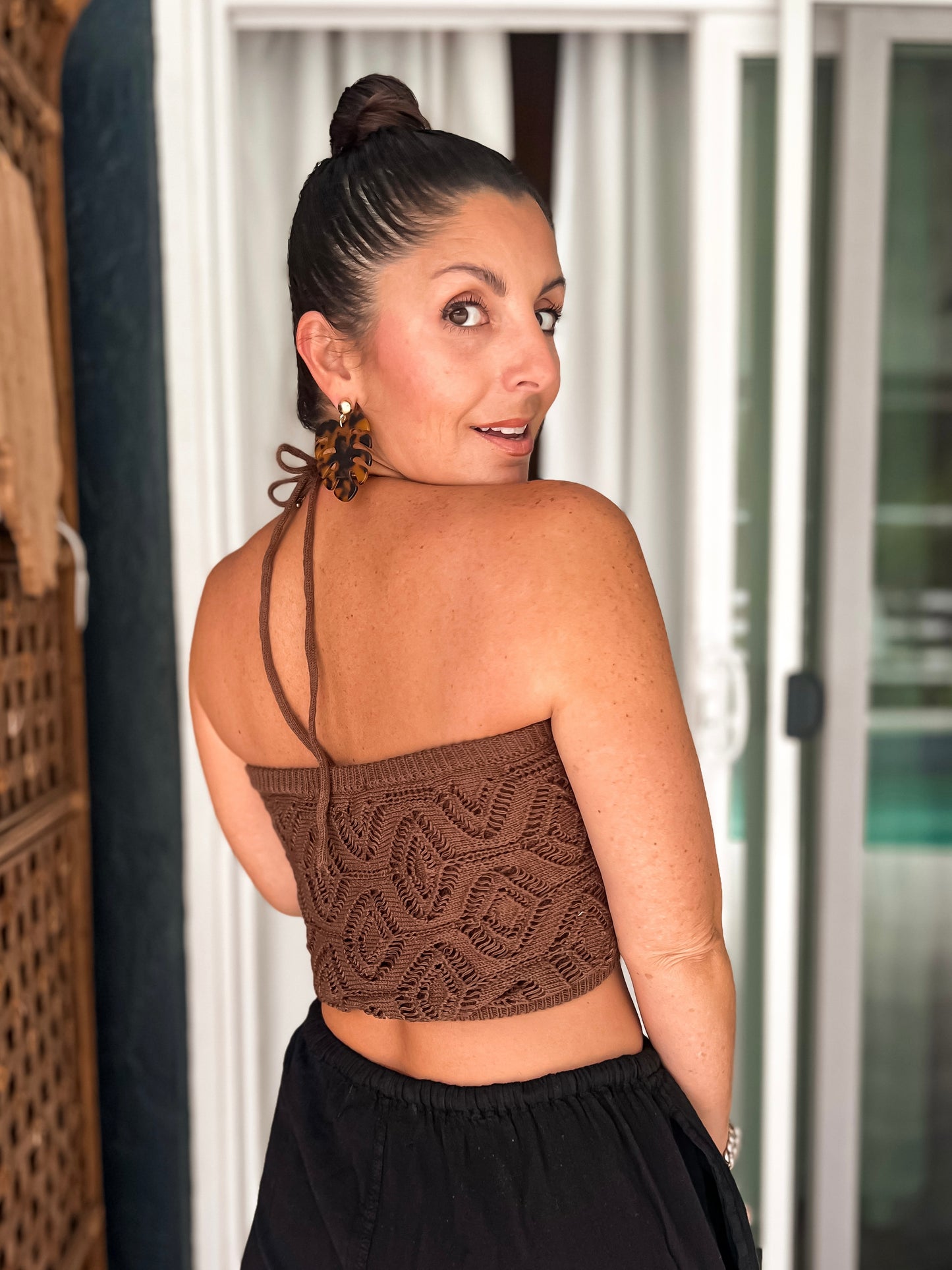 Chocolate Cake Crop Top