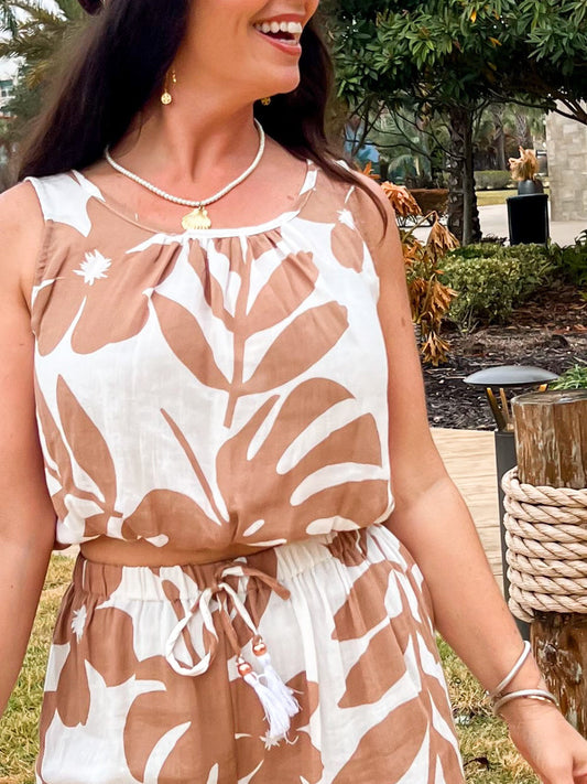 Tropical Gauze Pants