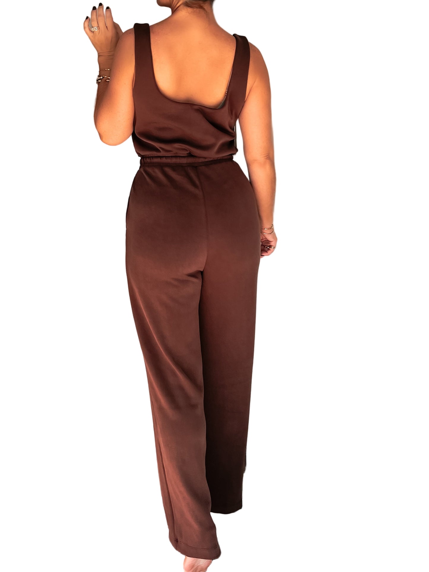 Comfy Chocolate Jumpsuit