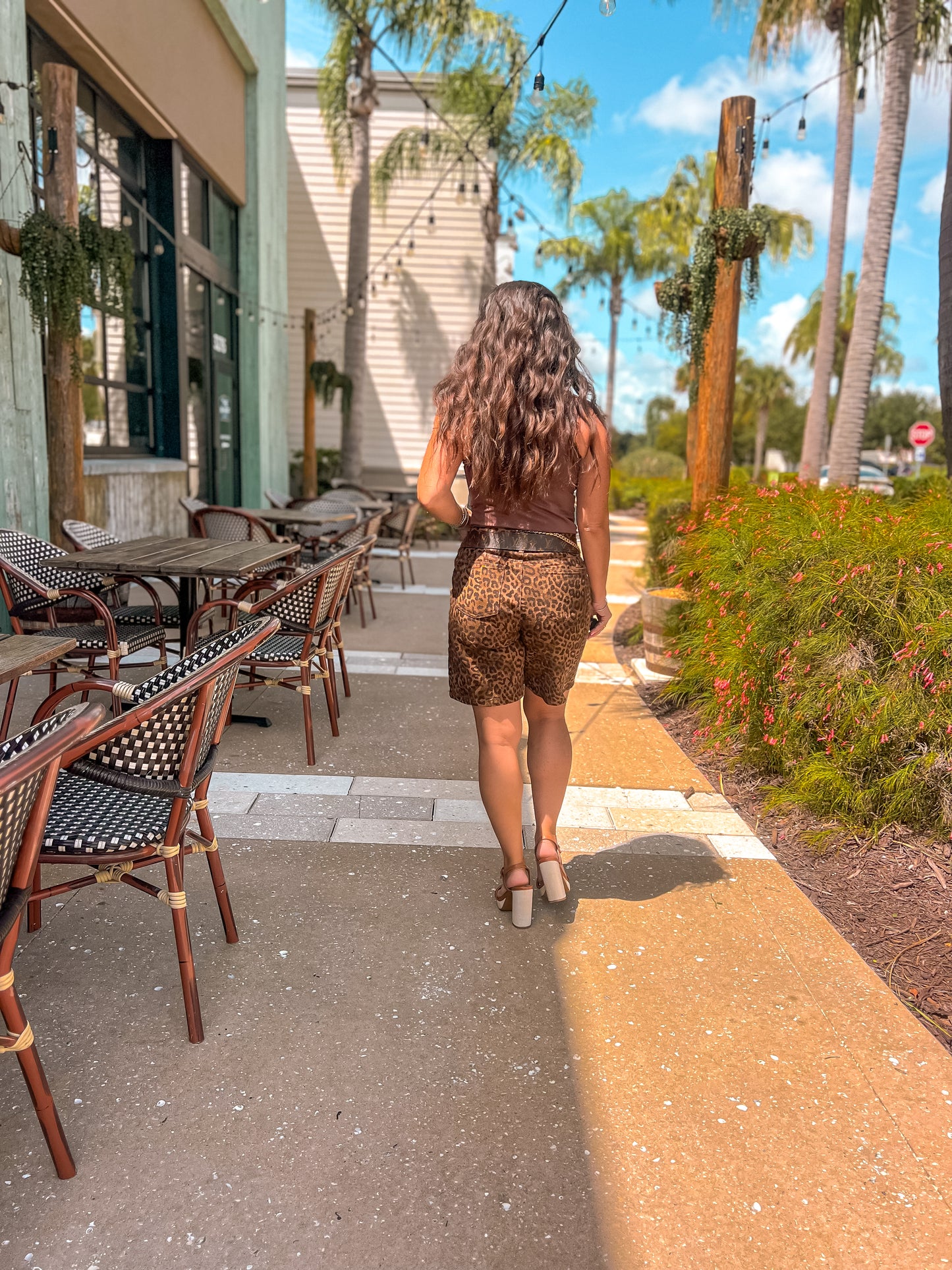 Cheetah Bermuda Shorts